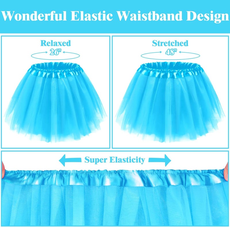 Sarfel Tutu for Women Adults 5 Layerd Tutu Skirts for Women Fluffy Halloween Tutus Adult Tutus Womens Tulle Skirt 80s Costume - Image 5